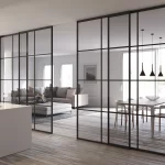Раздвижные стеклянные перегородки: современное решение для офисов и домов